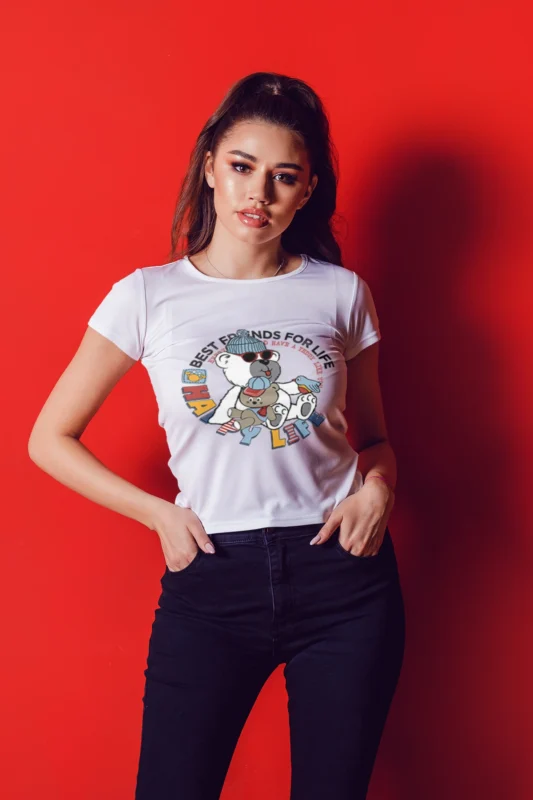 χαριτωμένο αρκουδάκι Γυναικείο T-Shirt
