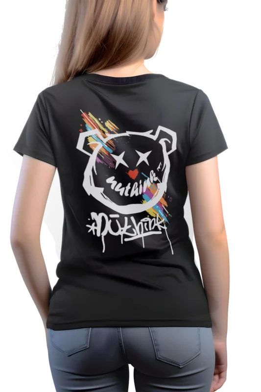 ours doodle, T-shirt femme