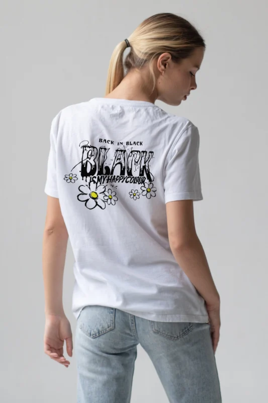 ΜΑΥΡΟ ,Γυναικείο T-Shirt