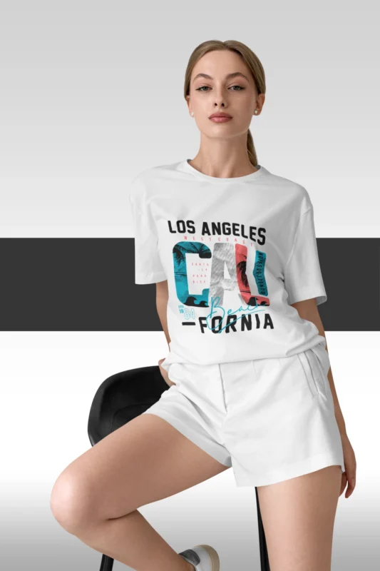 MIWO los angeles, california, Camiseta mujer