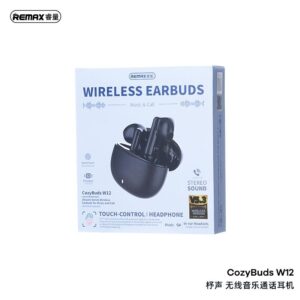 REMAX COZYBUDS W12 WIRELESS EARBUDS STEREO SOUND