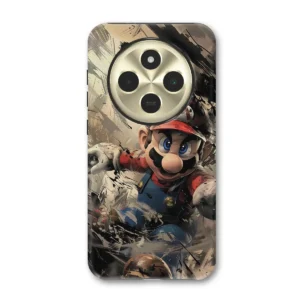 Redmi 14CΘήκη Κινητού με Mario σε Δράση – Καλλιτεχνικό Anime Design με Πινέλα