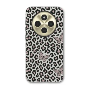 Redmi 14CΘήκη Κινητών Λεοπάρ με Πεταλούδες, Κομψό και Μοντέρνο Σχέδιο