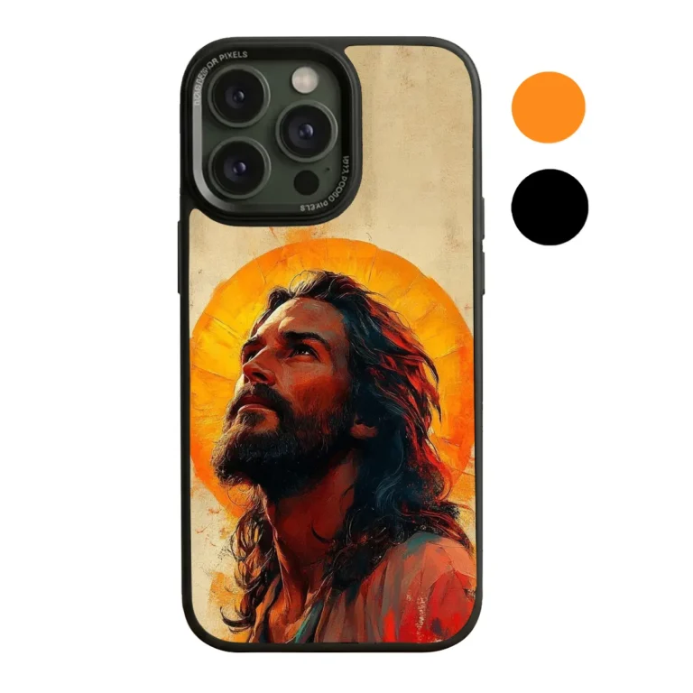 Μεταλλικό Πλαίσιο Κάμερας Θήκη κινητού με σχέδιο Ιησού