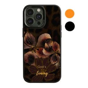 Μεταλλικό Πλαίσιο Κάμερας Θήκη Κινητού με Λουλούδια και Λεοπάρ Σχέδιο