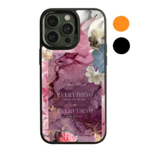 Μεταλλικό Πλαίσιο Κάμερας Θήκη Κινητού με Λουλούδια