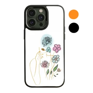 Μεταλλικό Πλαίσιο Κάμερας Θηκη κινητού με λουλούδια