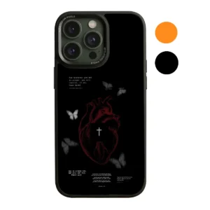 Μεταλλικό Πλαίσιο Κάμερας Θήκη κινητού με σχέδιο καρδιάς