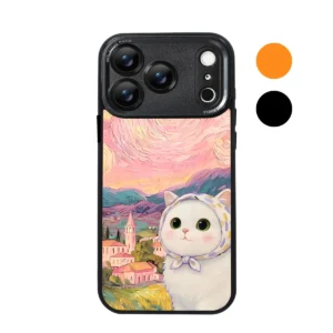 Μεταλλικό Πλαίσιο Κάμερας-Θήκη κινητού με Γατάκι